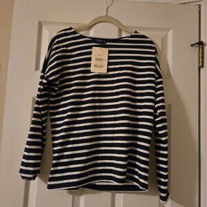 St James Made in France Long Sleeve Stripped top XS BWT